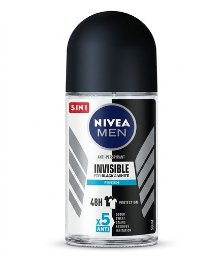 NIVEA Black & White Invisible Fresh Deodorant - 50Ml