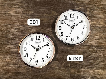 Classic Wall Clock Quartz 8Inch Beautiful Round Clock