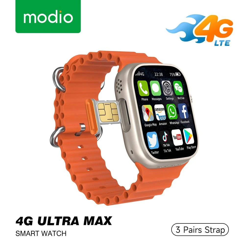 Modio 4G Ultra Max Sim Smart Watch