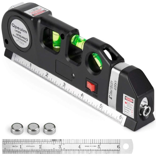 Laser Level Line Tool, Multipurpose Laser Level Kit Standard Cross Line Laser Leveler Beam Tool SMT