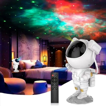 Astronaut Galaxy Projector Starry Sky Night Light, Astronaut LED Star Projector with Nebula