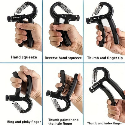 NEW 5Pcs/Set Hand Gripper Gym Fitness Hand Grip Ball Kit Power Finger Forearm Wrist Exerciser