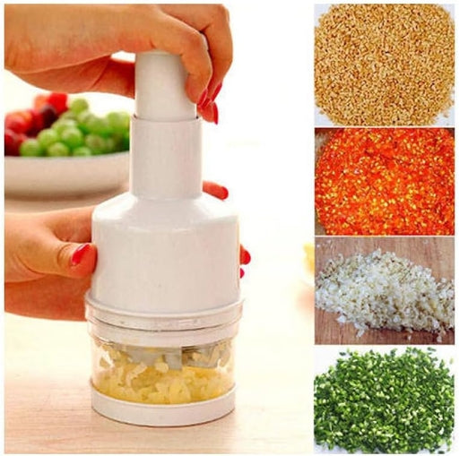 Press Oignons Ail Onions Vegetables Chopper Home Kitchen Food Chopper, Hand-Powered Chopper Press On