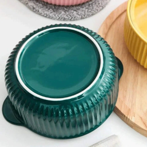 Ceramic Bowl with Lid Noodle, Soup Bowl 850Ml