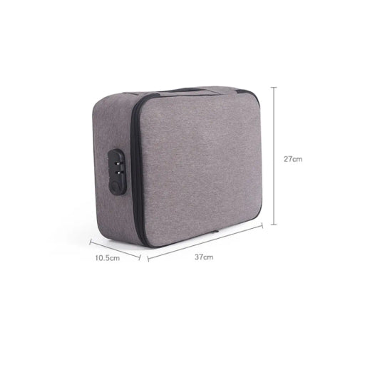 Unisex Large Capacity Document Bag File Holder Certificate Organizer Case Zipper Pouch