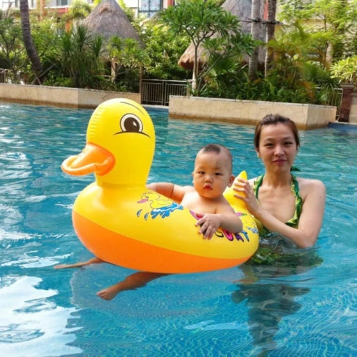 Yellow Duck Float Kids Inflatable Baby Toddler Swimming Whale Swim Seat Swim Learning Pool