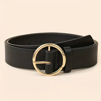 Women'S Minimalist and Stylish Versatile Belts, Classic Belts for Jeans and Dresses, Featuring a Des