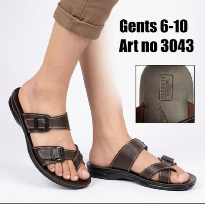Men High Quality Pu Slippers