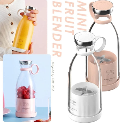 Mini Portable Blender & Juicer Smoothie Maker, USB Rechargeable, Baby Food & Protein Shaker