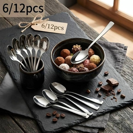 Coffee Spoon Set Small Spoons Tea, Coffee, Sugar & Spices, (12Cm Length) ( 6Pcs/12Pcs Sets)