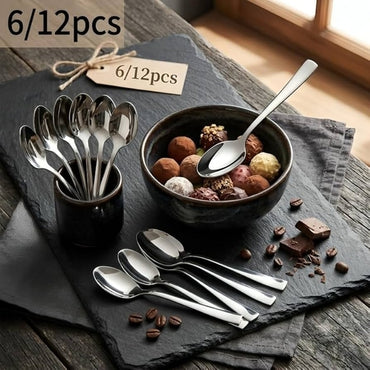 Coffee Spoon Set Small Spoons Tea, Coffee, Sugar & Spices, (12Cm Length) ( 6Pcs/12Pcs Sets)