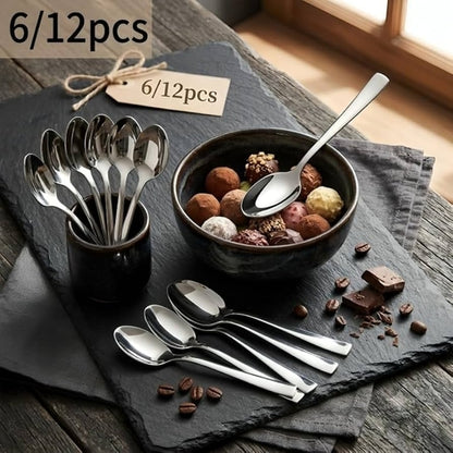Coffee Spoon Set Small Spoons Tea, Coffee, Sugar & Spices, (12Cm Length) ( 6Pcs/12Pcs Sets)