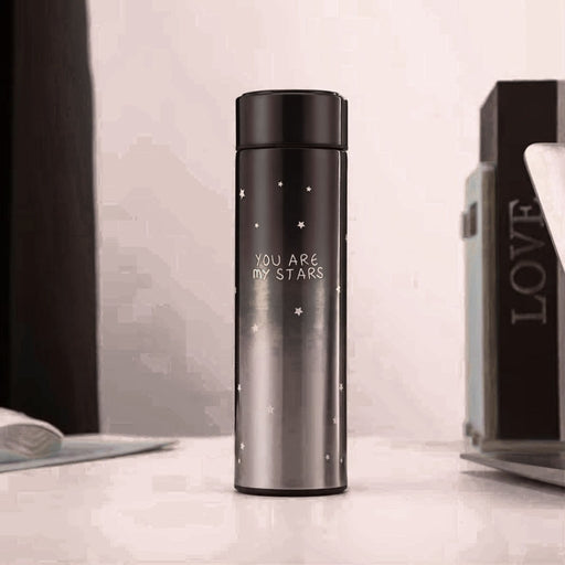 500Ml Smart Thermos Bottle with Temperature Display â€“ Stainless Steel Vacuum Insulated Flask