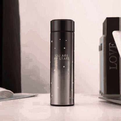 500Ml Smart Thermos Bottle with Temperature Display â€“ Stainless Steel Vacuum Insulated Flask