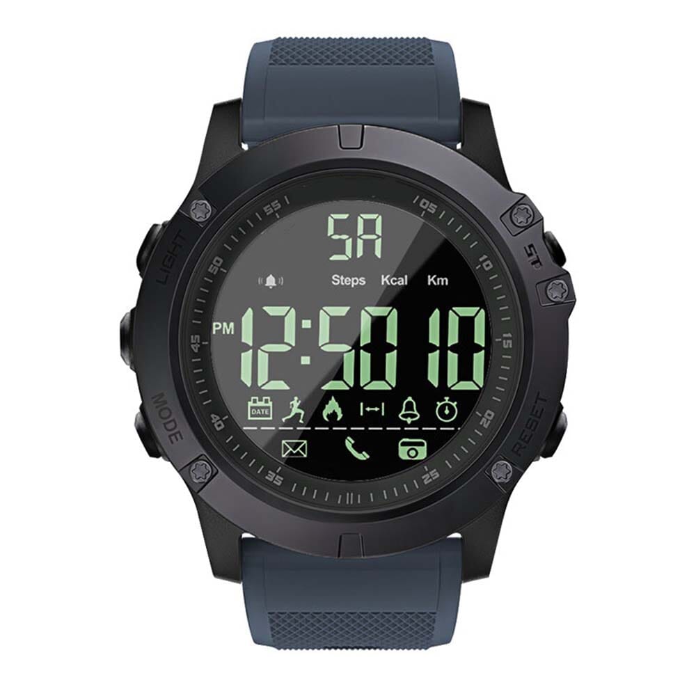 Men's Digital Military Sport Watch: Waterproof Outdoor Silicone LED Clock with Large Dial