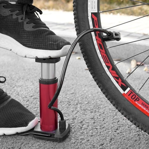 Foot Pump Cycling Pedal Air Inflator Car Bike Football Balloons Accessories