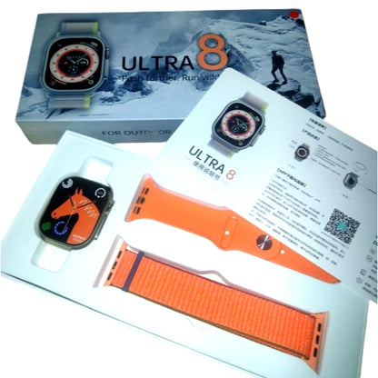 New 2026 HW8 ULTRA 2.02 Inch Smart Watch - Fitness Bracelet Heart Rate Monitor D13 Multi Sport Mode