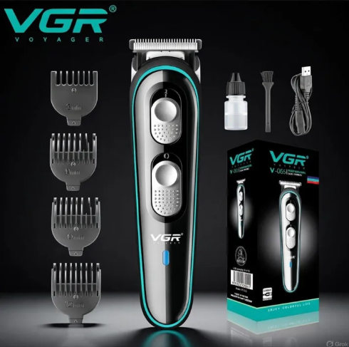 VGR V030 Professional Waterproof Hair Trimmer Display Men's Hair Clipper Grooming Low Noise Clipper