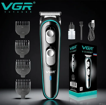 VGR V030 Professional Waterproof Hair Trimmer Display Men's Hair Clipper Grooming Low Noise Clipper