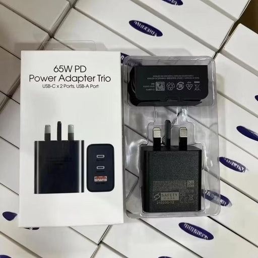 Samsung 65W PD Fast Charger USB-C Power Adapter with Type-C to C Cable