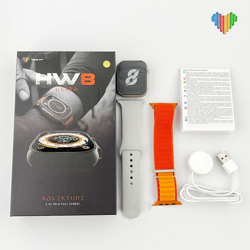 New 2026 HW8 ULTRA 2.02 Inch Smart Watch - Fitness Bracelet Heart Rate Monitor D13 Multi Sport Mode