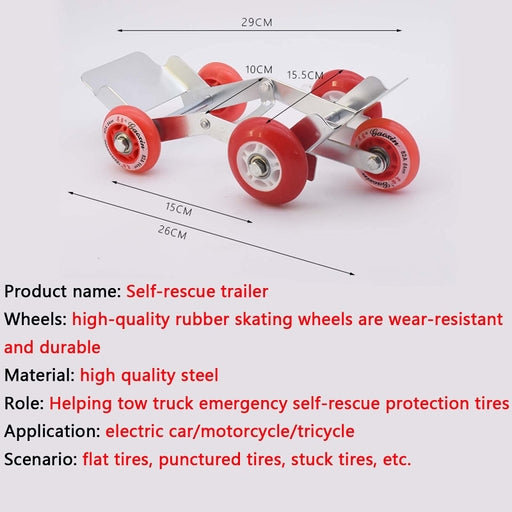 Motorcycle Self Rescue Trailer 500Kg Emergency