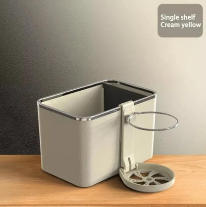 Amazon Hot Universal Car Tissue Storage Box Car Seat Organizer with Cup Holder