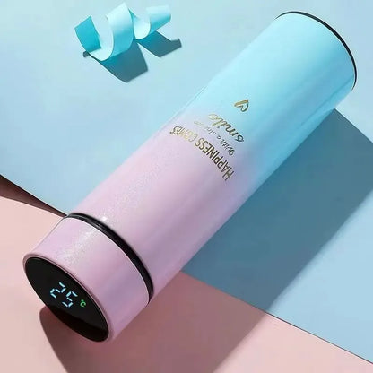 500ML Smart Thermos Stainless Steel Water Flask | Vacuum Insulated Bottle with Digital LED Temperatu