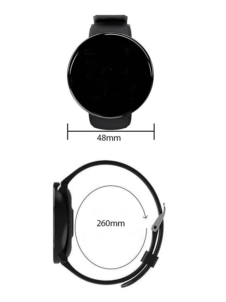 D18 Smart watch Heart Rate Monitor Men's Women's Smartwatch Round Fitness Digital Watches D18 smart Bracelet
