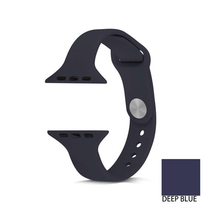 Replacement Soft Silicone Waterproof Band Strap For iwatch Band 42mm 44mm 45mm