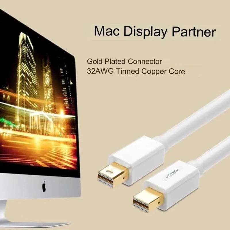 UGREEN 10429 MINI DISPLAYPORT TO MINI DISPLAYPORT M/M CABLE 2M