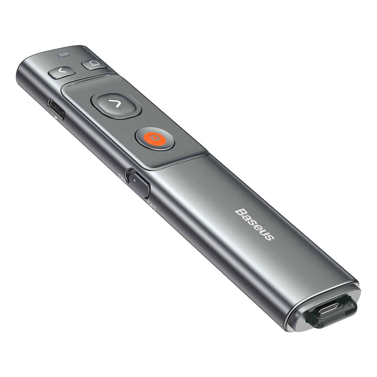 Baseus Orange Dot Wireless Presenter (Red Laser) ( Rechargeable )