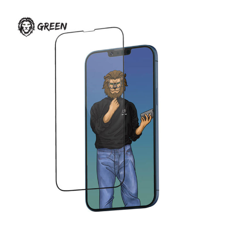 Green Lion Genuine 9H Steve Glass Strong Full Screen Protector For iPhone 13 PRO MAX 6.7" / 14 PLUS  - Tempered Glass