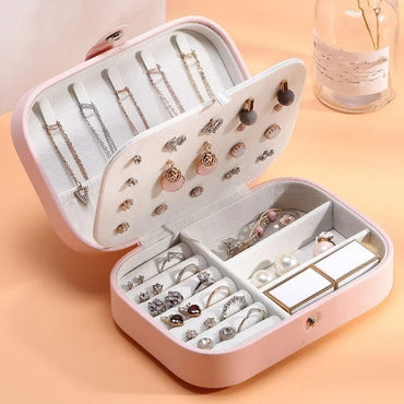 Jewelry Box, Necklace Earrings Ring Small Jewelry Storage Box Jewelry Travel Organizer|