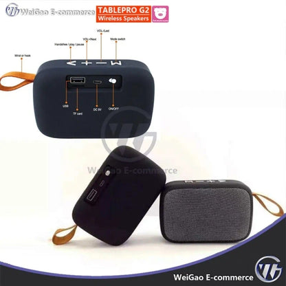 Tablepro T5 Portable Wireless Bluetooth Speaker – 3D Stereo, FM & TF Card Music Player