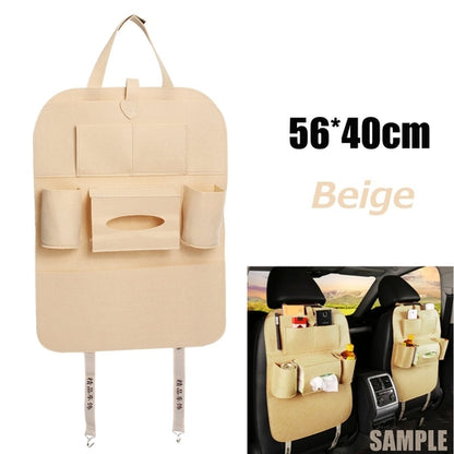 Car Seat Back Multi-Pocket Storage Bag Organizer Holder Accessory Pouch