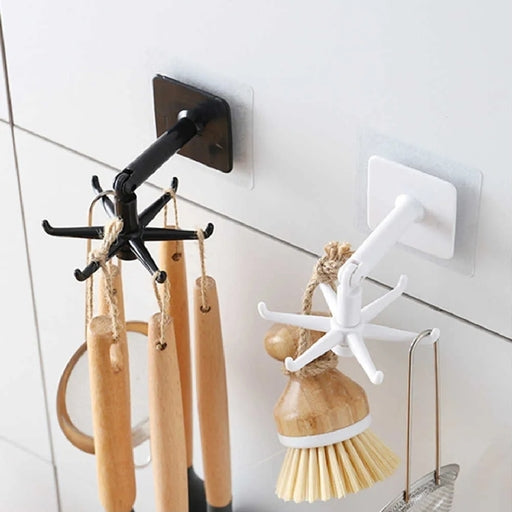 Rotating Vertical Flip Self-Adhesive Hook - Waterproof SMT