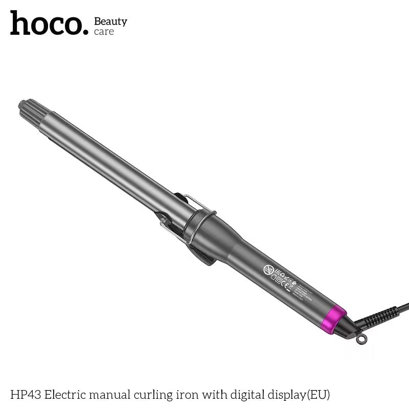 Hoco HP43 Electric Manual Curling Iron with Digital Display 50W