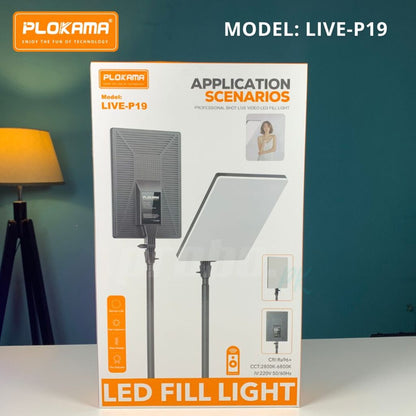Plokama LIVE-P19 LED Photography/Videography Fill Light