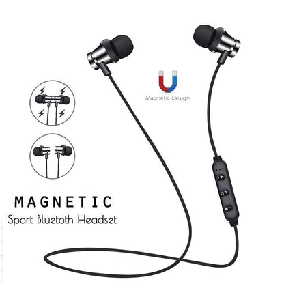 G01/CV-W30 Bluetooth Wireless Headset Sports Neckband Magnetic Earphone Headphone for All Phones