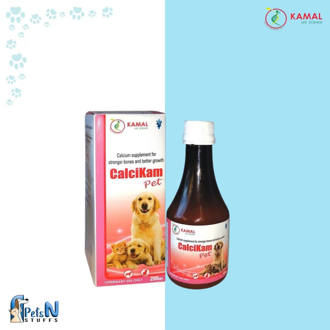Kamal Calcikam Syrup for Cats & Dogs 200Ml
