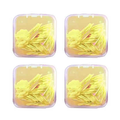 Scented Mini Fresh Soap Paper Suitable for Outdoor 1Pc Yellow