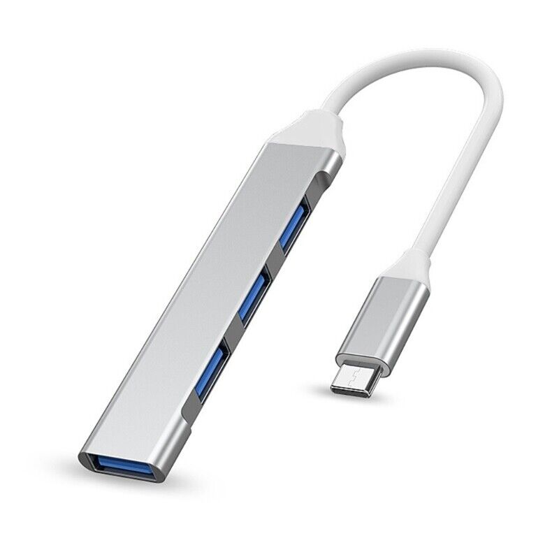 USB Hubs TYPE C Aluminum Body High Speed Splitter 5Gbps for PC Computer Accessories Multiport HUB 4