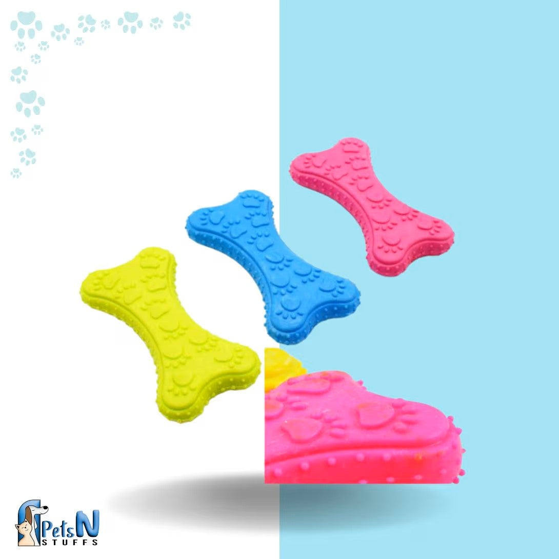 Rubber Cheweble Bone Toy for Dogs