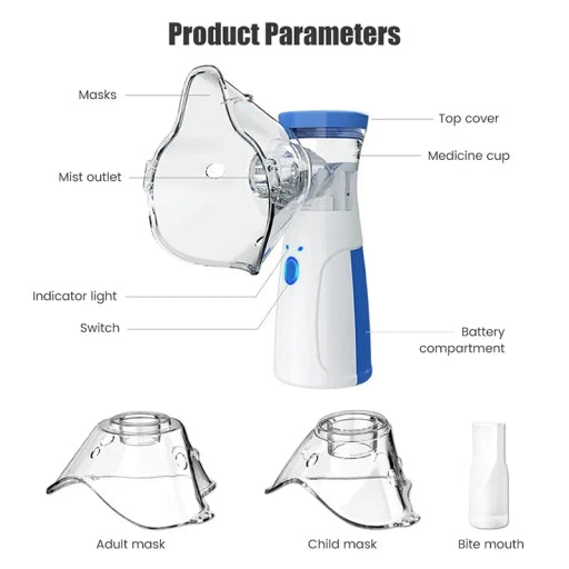 Portable Mini Handheld Mesh Nebulizer Machine