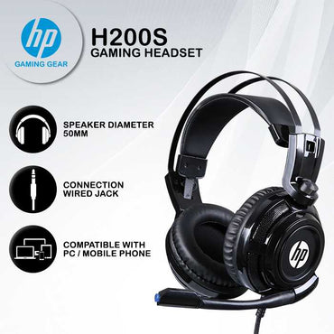 Original HP H200s Professional Gaming Headphone With Mic ( USB + 3.5mm )