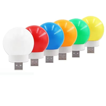 USB Night Light (Pink Green White Orange Colors Available)