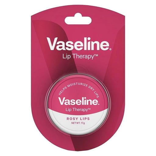 Vaseline Lip Therapy Lip Balm Tin, Rosy Lips, 0.6 Ounce 17G