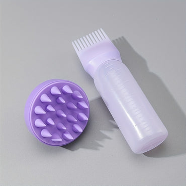 Hair Dye Applicator Brush Bottles Dyeing Shampoo Bottle Oil Comb Hair Dye Bottle Applicator