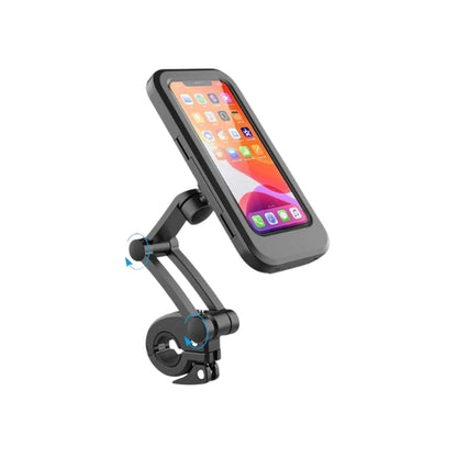 Phone Mount Waterproof Cell Phone Holder 360 Rotation Motorcycle Phone Case Universal Bicycle Handle